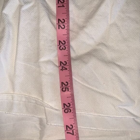 Motherhood White Cotton Maternity Blouse With 3/4 Sleeves & Tie Back - Picture 8 of 8